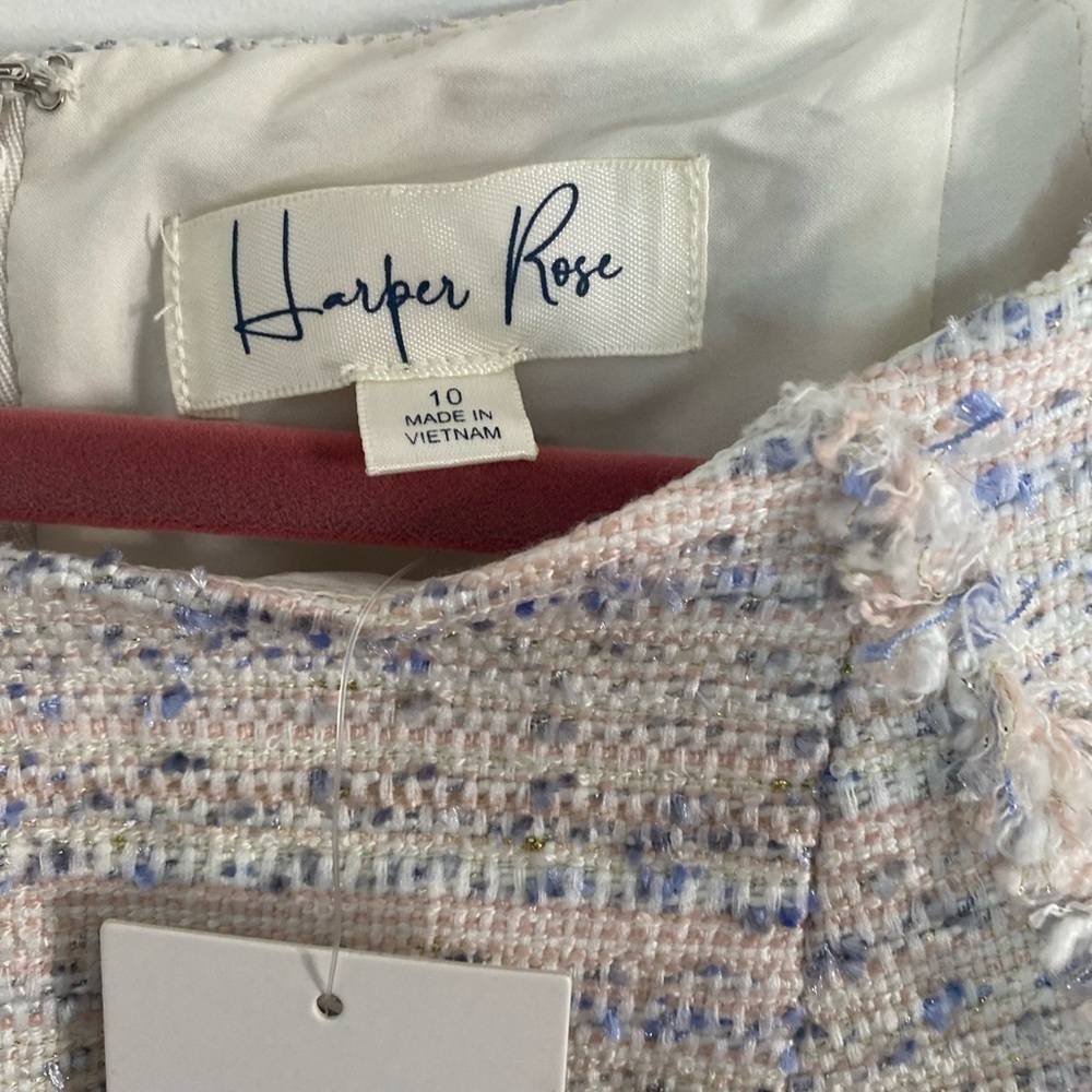 HARPER ROSE Tweed Fit & Flare Dress - Picture 7 of 8